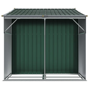 Gerätehaus Grün 277x192,5 cm Verzinkt