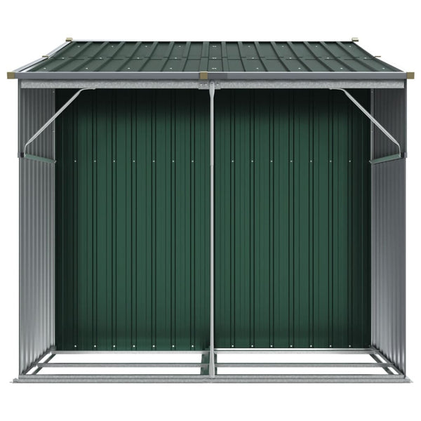 Gerätehaus Grün 277x192,5 cm Verzinkt