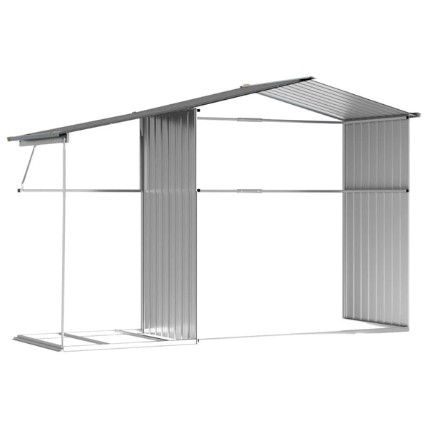 Gerätehaus Grau 277x192,5x179 cm