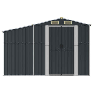 Gerätehaus Anthrazit 277x192,5 cm Verzinkt