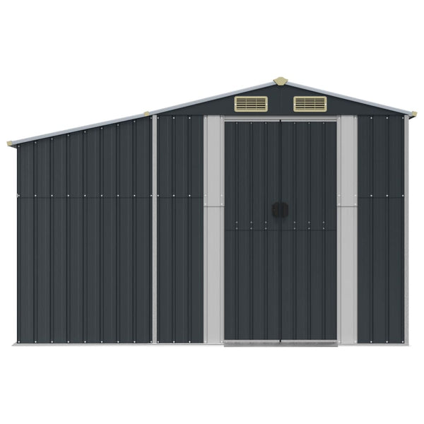 Gerätehaus Anthrazit 277x192,5 cm Verzinkt