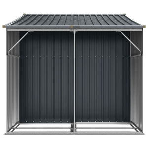 Gerätehaus Anthrazit 277x192,5 cm Verzinkt