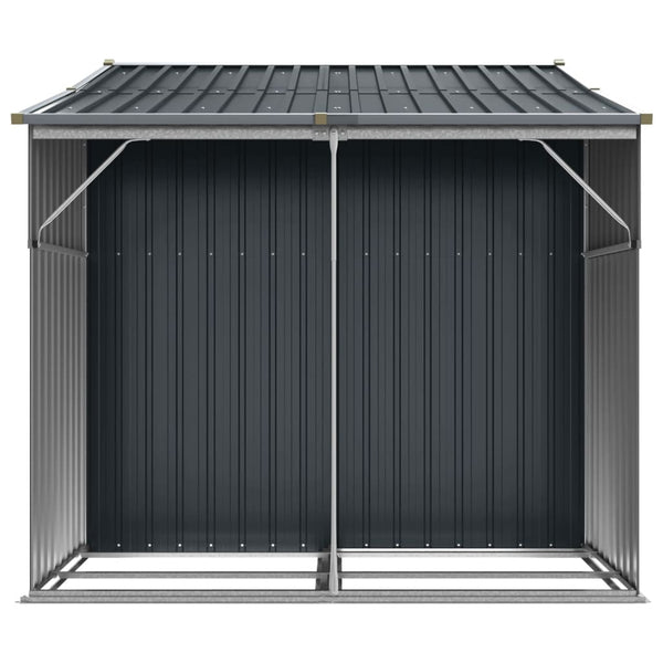 Gerätehaus Anthrazit 277x192,5 cm Verzinkt