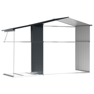 Gerätehaus Anthrazit 277x192,5 cm Verzinkt