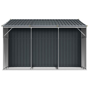 Gerätehaus Anthrazit 277x279 cm Stahl