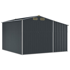 Gerätehaus Anthrazit 277x279 cm Stahl
