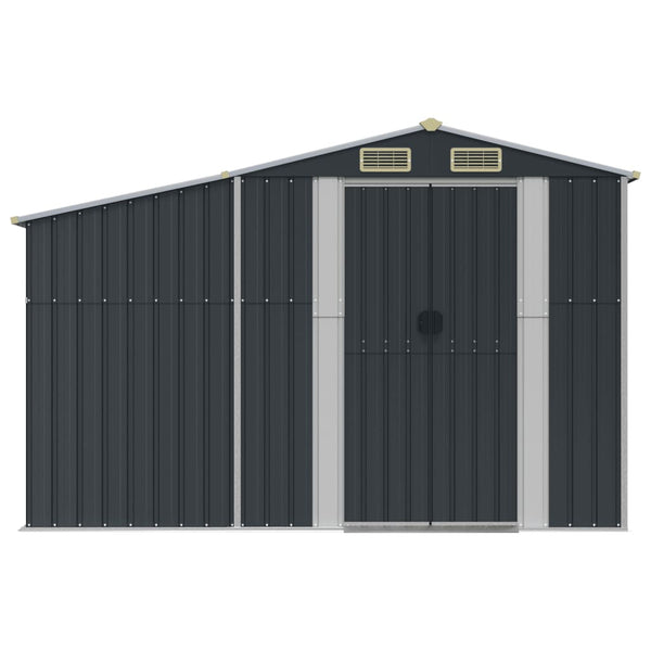 Gerätehaus Anthrazit 277x365 cm Stahl