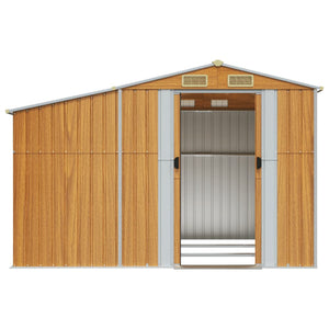 Gerätehaus Hellbraun 277x279x179 cm