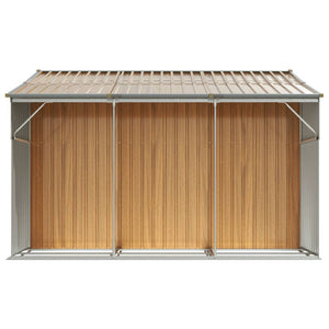 Gerätehaus Hellbraun 277x279x179 cm