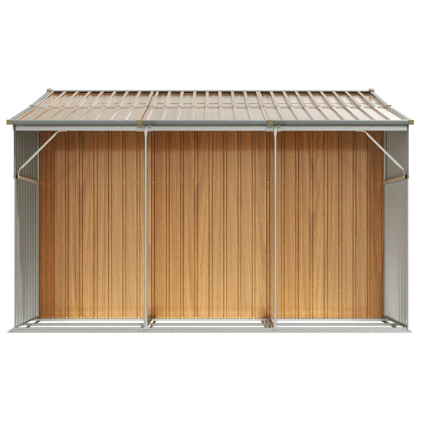 Gerätehaus Hellbraun 277x279x179 cm