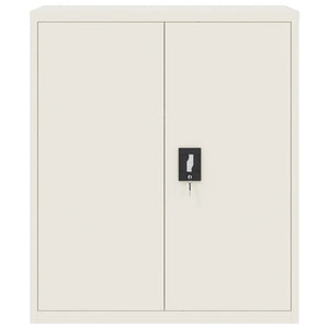 vidaXL Armoire de rangement Blanc 90x40x145 cm Acier