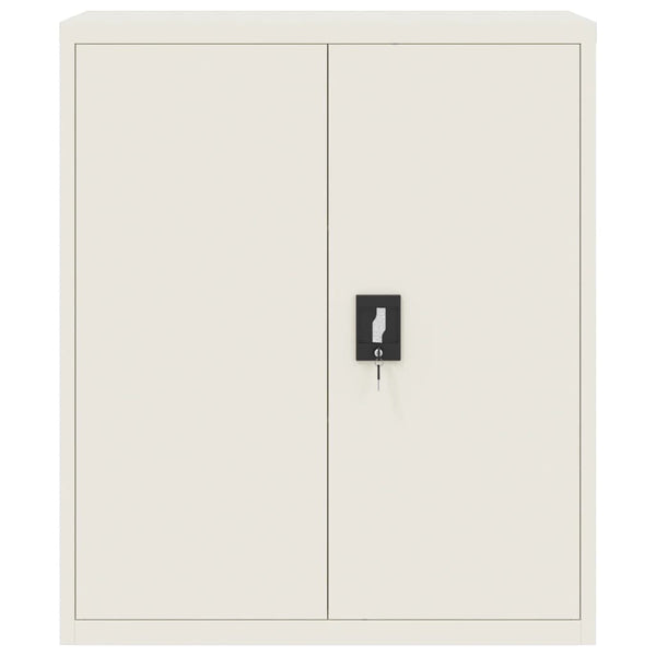 vidaXL Armoire de rangement Blanc 90x40x145 cm Acier