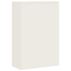 Aktenschrank Weiß Stahl 90x40x180 cm