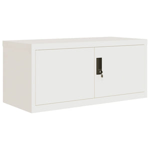 Weißer Aktenschrank 90x40x240 cm