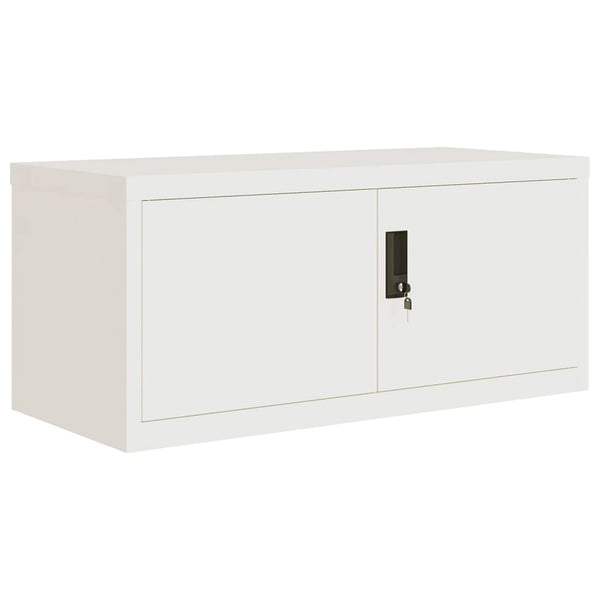 Weißer Aktenschrank 90x40x240 cm