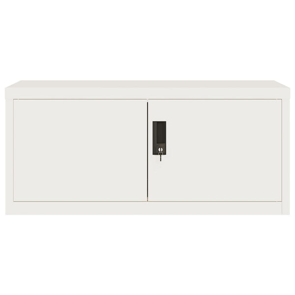 Weißer Aktenschrank 90x40x240 cm