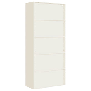 Weißer Aktenschrank 90x40x240 cm