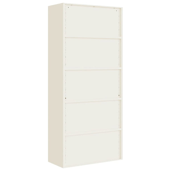 Weißer Aktenschrank 90x40x240 cm