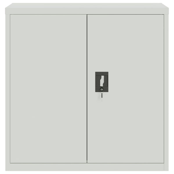 Aktenschrank Hellgrau Stahl 90x40x130cm