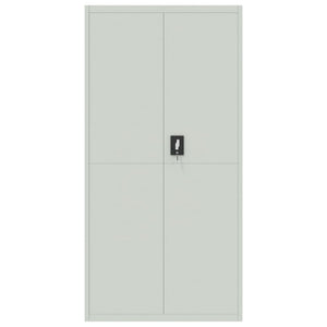 vidaXL Armoire de classement Gris clair 90x40x220 cm Acier