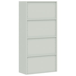 vidaXL Armoire de classement Gris clair 90x40x220 cm Acier