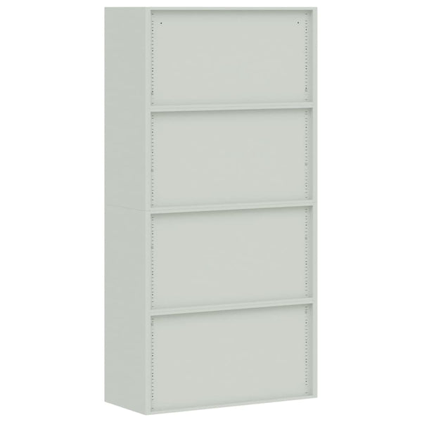 vidaXL Armoire de classement Gris clair 90x40x220 cm Acier