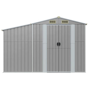 Gerätehaus Grau 277x93x179 cm