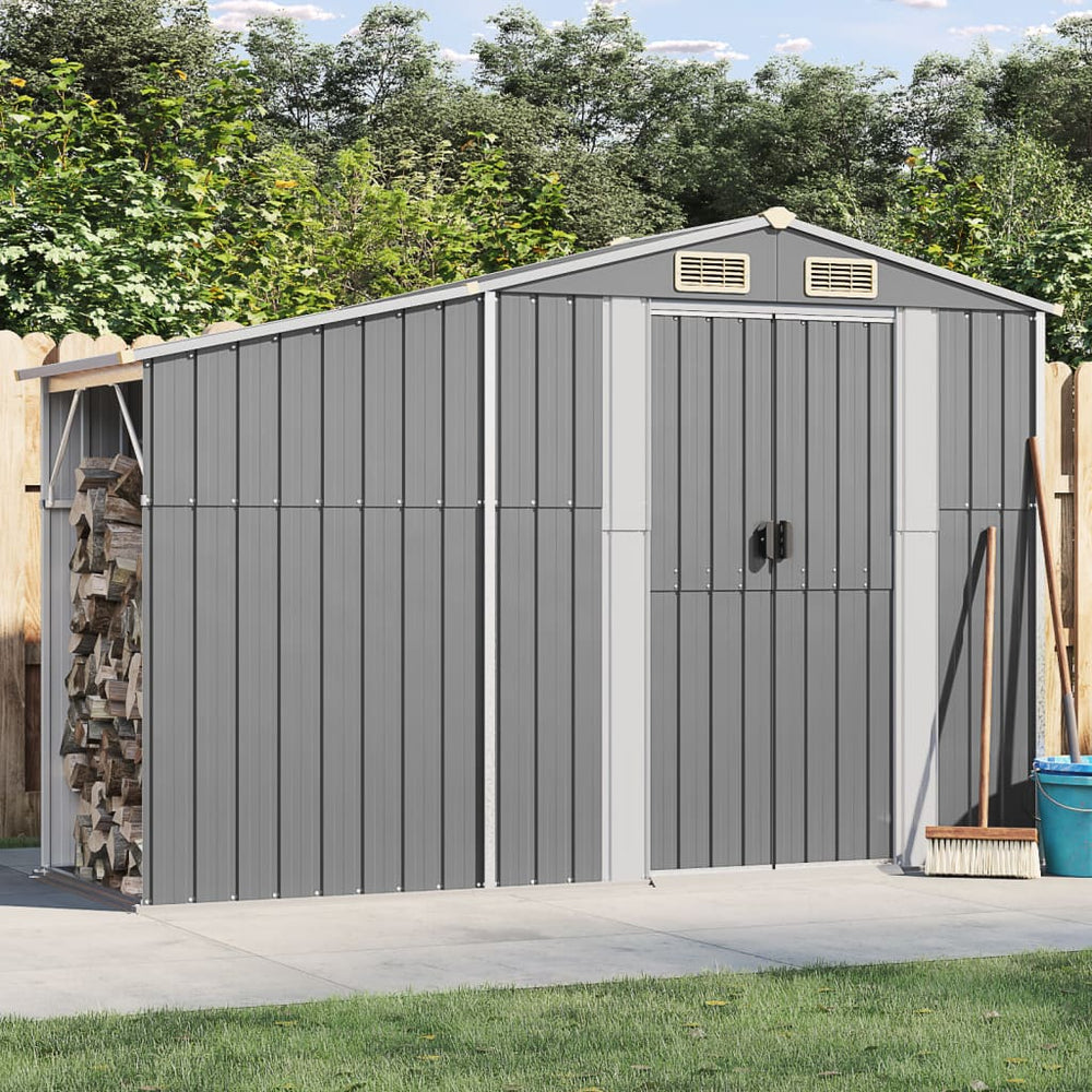 Gerätehaus Grau 277x93x179 cm
