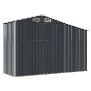 Gerätehaus Anthrazit 277x93x179 cm Stahl
