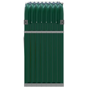 Kaminholzregal Grün Verzinkt 120x45x100cm