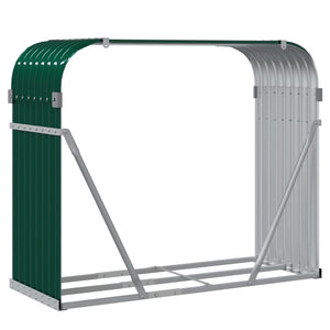 Kaminholzregal Grün Verzinkt 120x45x100cm