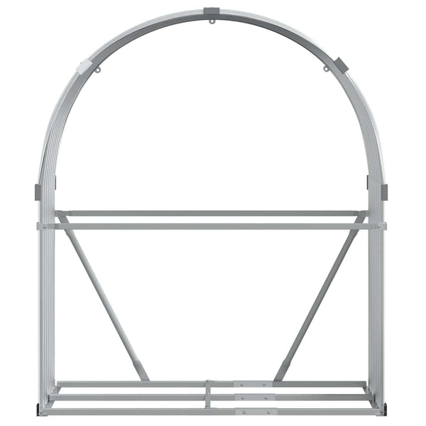 Kaminholzregal Hellgrau 120x45x140cm
