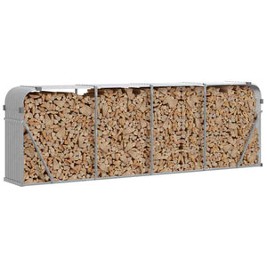 Holzkorb Hellgrau Verzinkt 300 cm