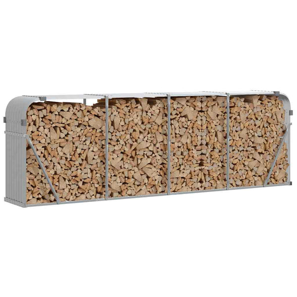 Holzkorb Hellgrau Verzinkt 300 cm