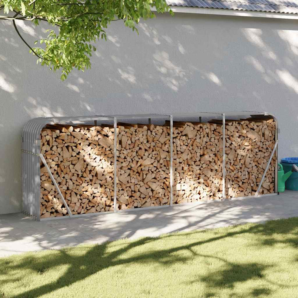 Holzkorb Hellgrau Verzinkt 300 cm