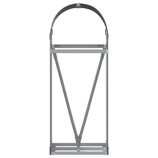 vidaXL Panier à bûches anthracite 40x45x100 cm Acier galvanisé
