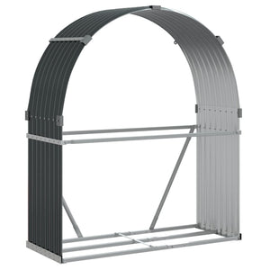 Brennholzregal Anthrazit 120x45x140cm