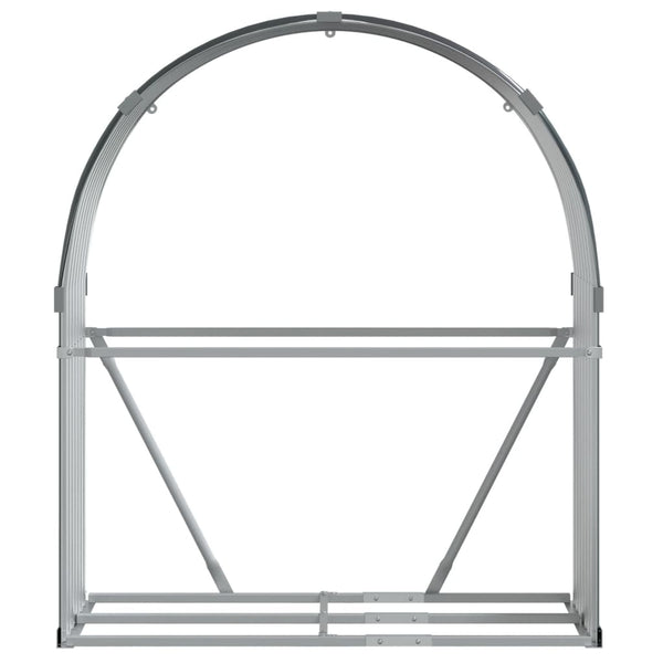 Brennholzregal Anthrazit 120x45x140cm
