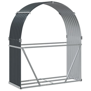 Brennholzregal Anthrazit 120x45x140cm