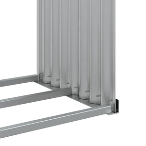 Brennholzkorb Anthrazit 120x45x100cm