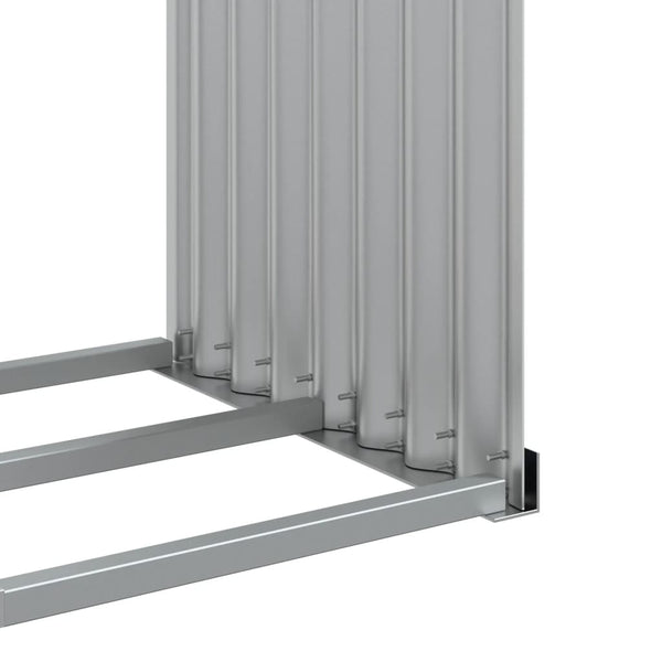 Brennholzkorb Anthrazit 120x45x100cm