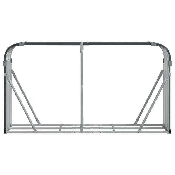 Kaminholzregal Anthrazit 180 cm