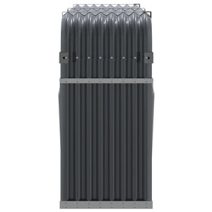 Kaminholzregal Anthrazit 180 cm