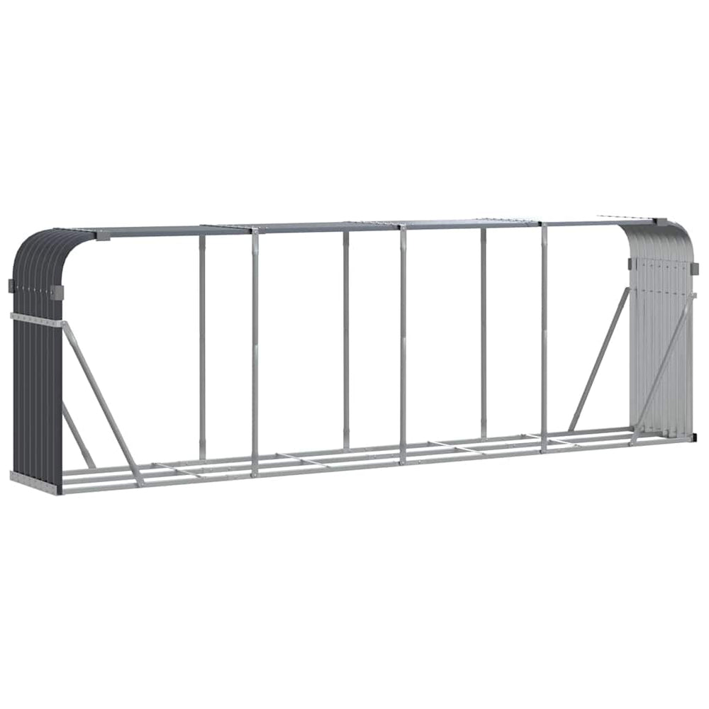 Kaminholzregal Anthrazit 300 cm