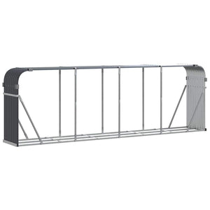 Kaminholzregal Anthrazit 300 cm