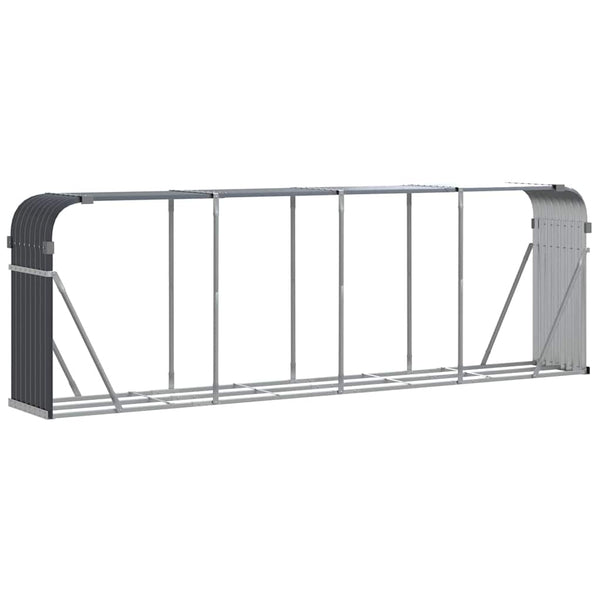 Kaminholzregal Anthrazit 300 cm