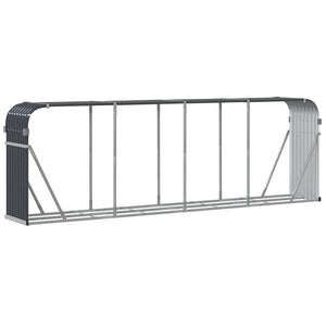 Kaminholzregal Anthrazit 300 cm