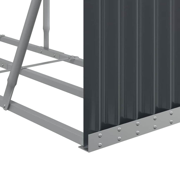 Kaminholzregal Anthrazit 300 cm