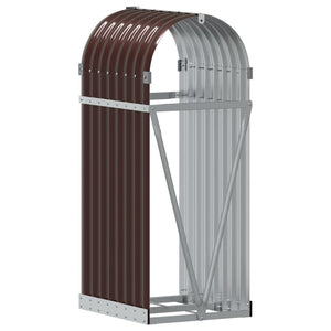 Kaminholzregal Braun Verzinkt 40x45x100cm