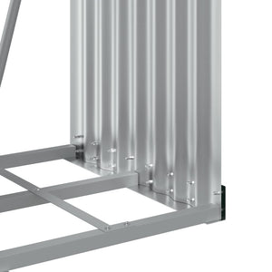 Kaminholzregal Braun Verzinkt 40x45x100cm